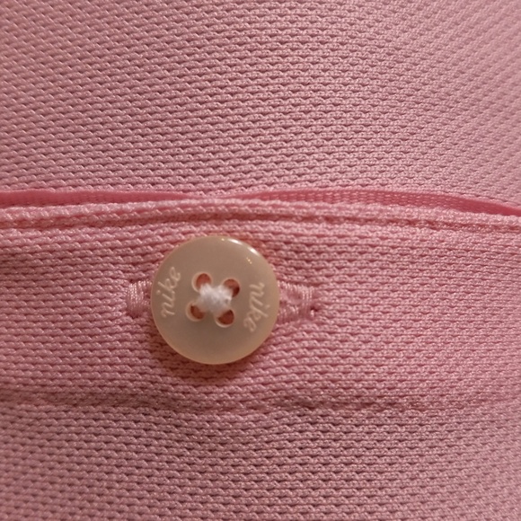 Nike Golf S 4/6 Pink Polo Shirt Fit Dry Henley - Picture 5 of 11